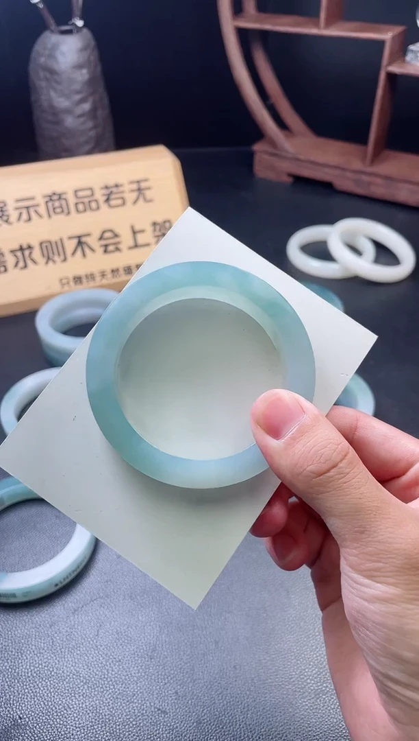 定制翡翠手镯未镶嵌悠****)定制