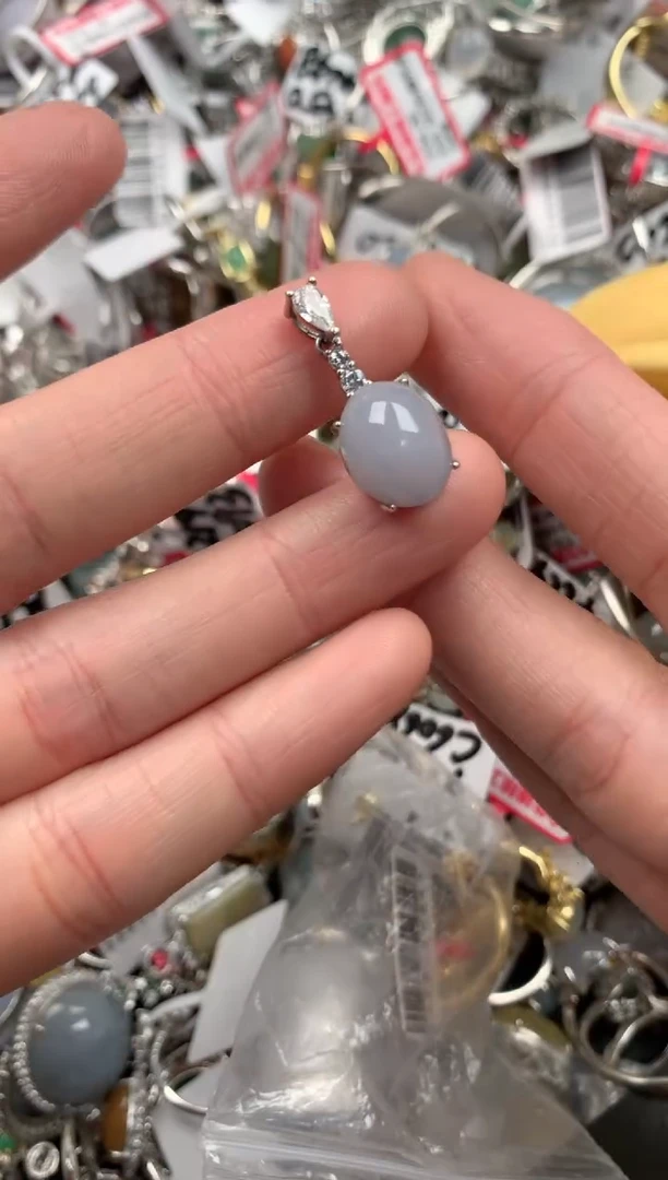 银S925镶嵌戒指翡翠7777----1