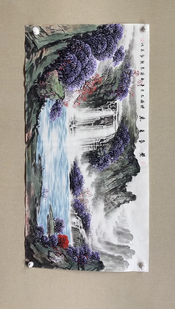 国画138*68 杨志龙 杨志龙 杨志龙 杨志龙 杨志龙