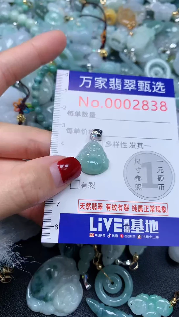 吊坠(不含链)未镶嵌翡翠2838