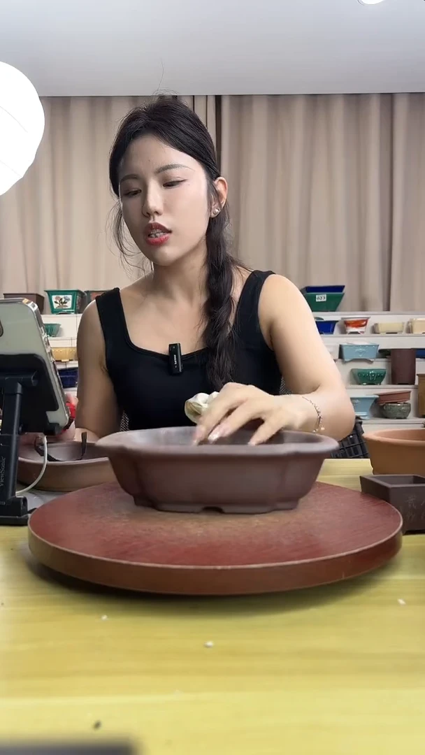 紫砂花盆紫砂花盆紫砂花盆微瑕
