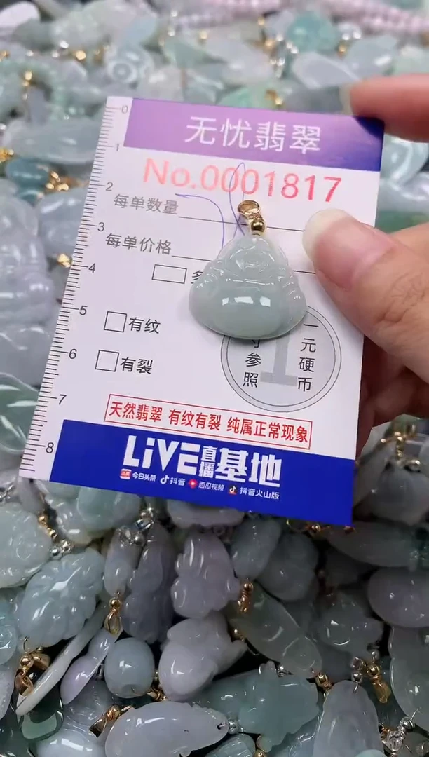 吊坠(不含链)未镶嵌翡翠1817