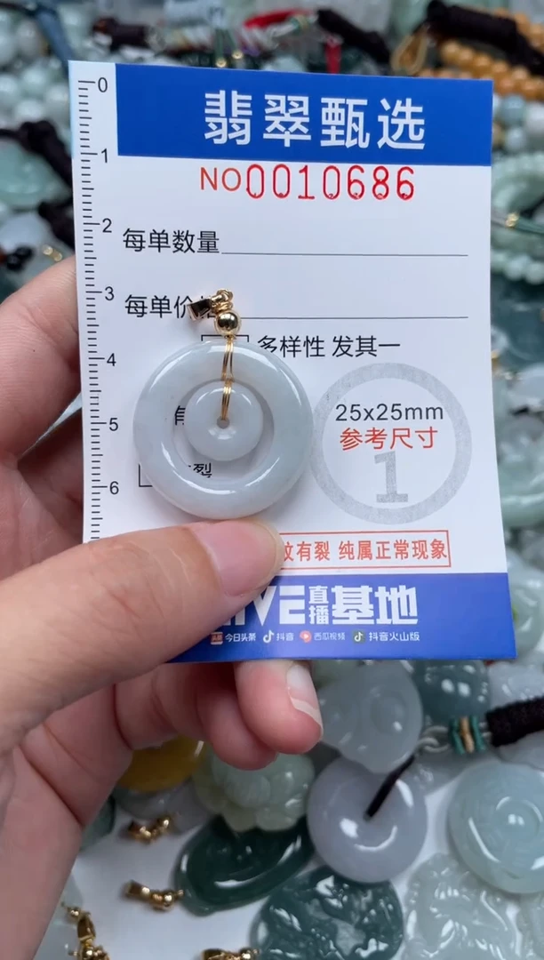 颈饰未镶嵌翡翠10686
