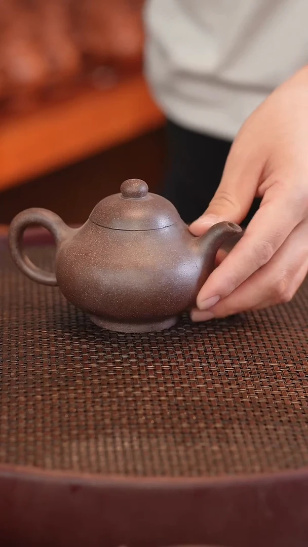 茶壶紫砂原矿手工制作