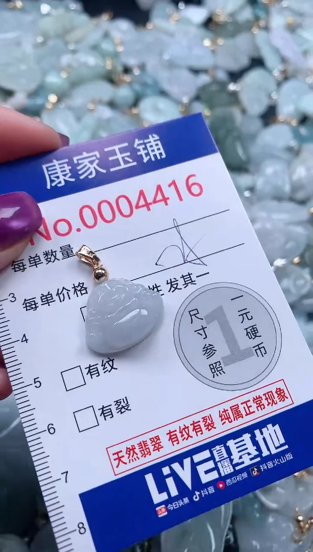 颈饰未镶嵌翡翠4416