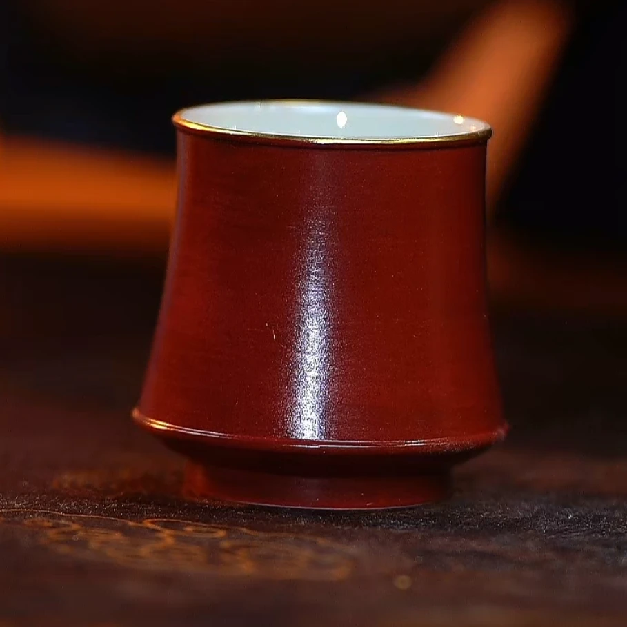 【九鼎】竹节杯（红色）