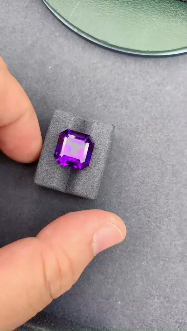 未镶嵌珠宝半成品紫晶10ct 紫水晶