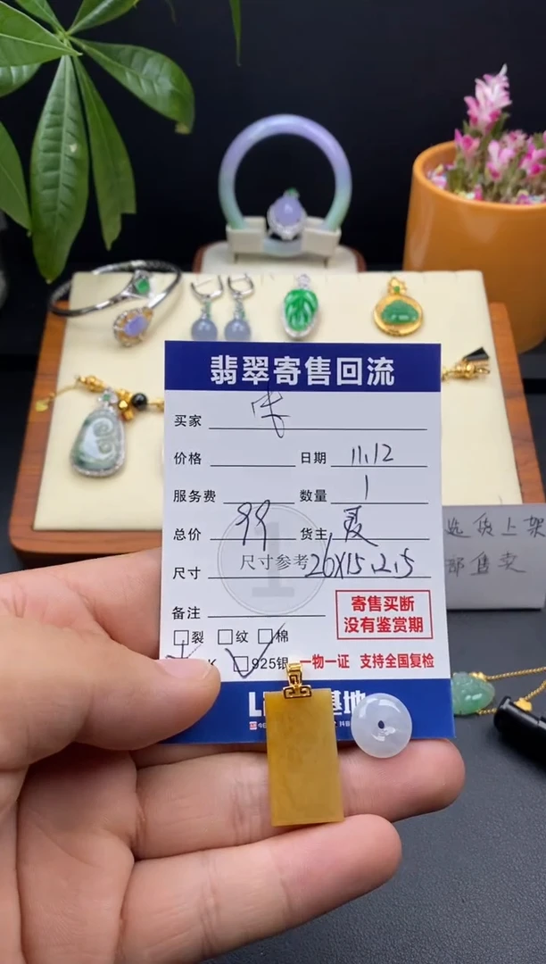 颈饰未镶嵌翡翠米*3000473