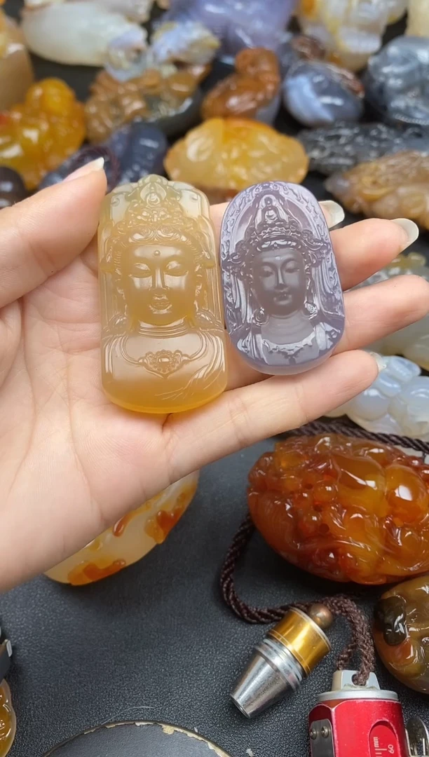 未镶嵌1玛瑙/玉髓龙*ll