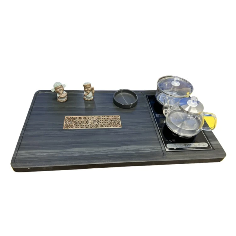 定制专拍链接天然原石茶盘托茶具套装直排式嵌入镶嵌内嵌下沉款式