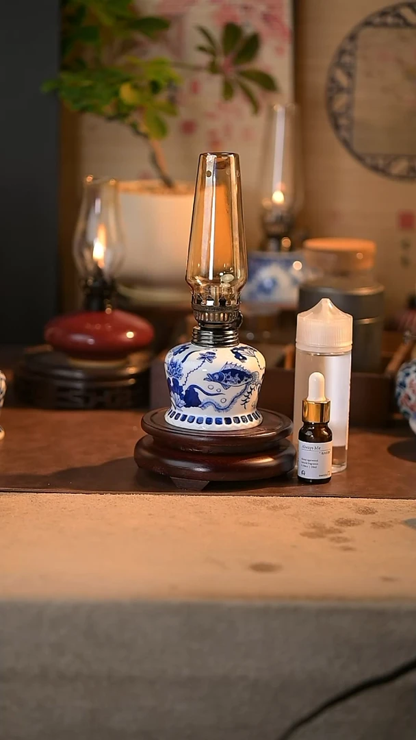 景德镇陶瓷香薰灯摆件