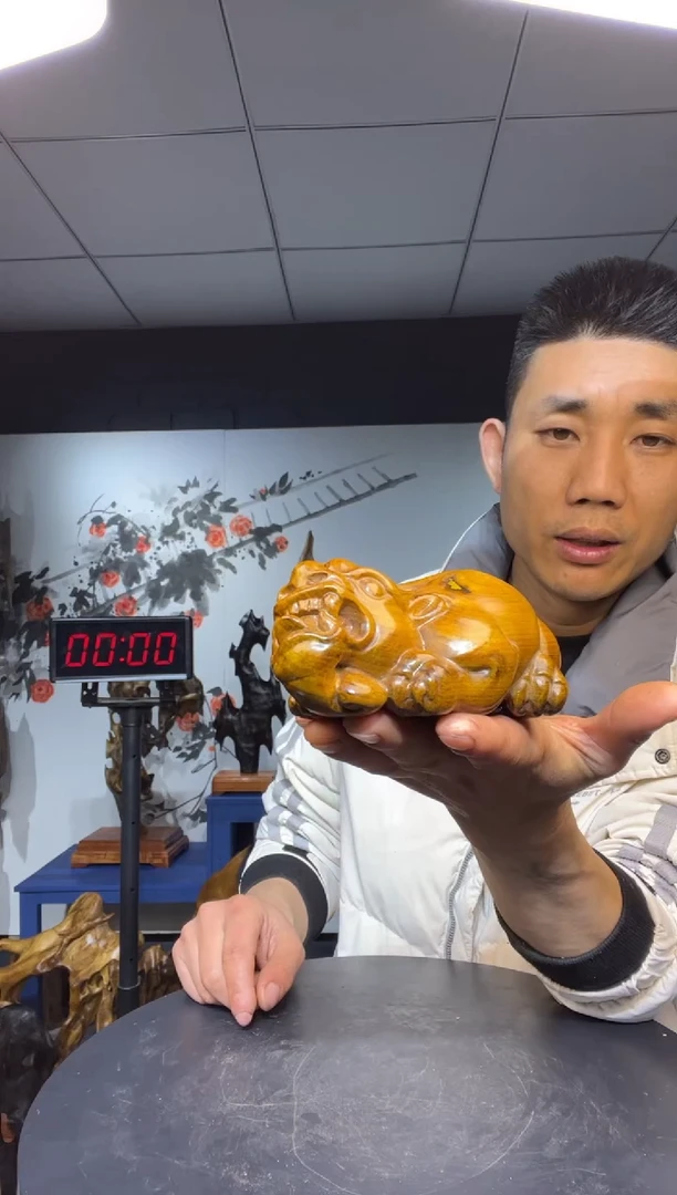 【闪购商品】金丝楠木雕金丝楠木工艺品摆件