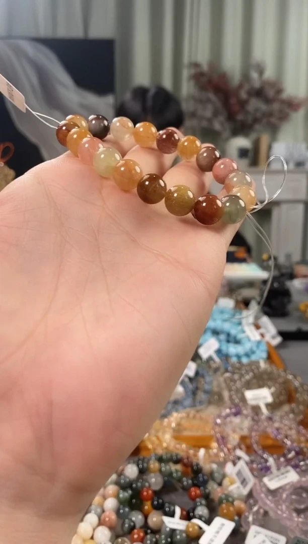 未镶嵌手链水晶兔毛