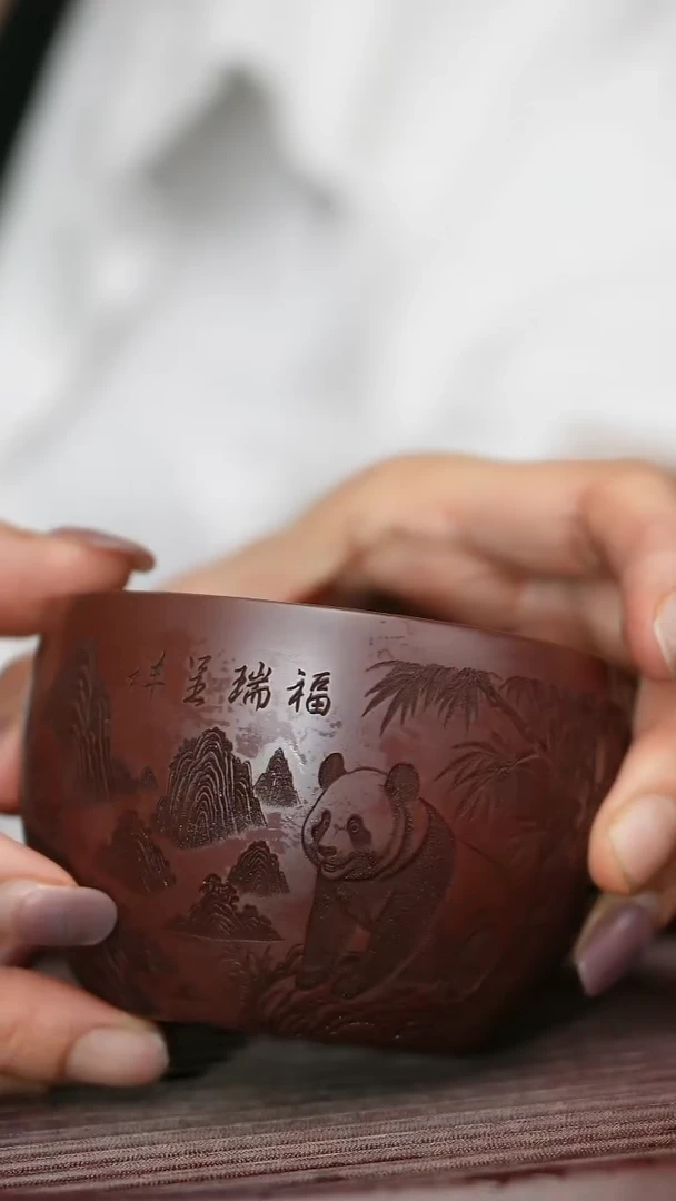 茶杯紫砂宜兴高端紫砂主人杯福利放漏