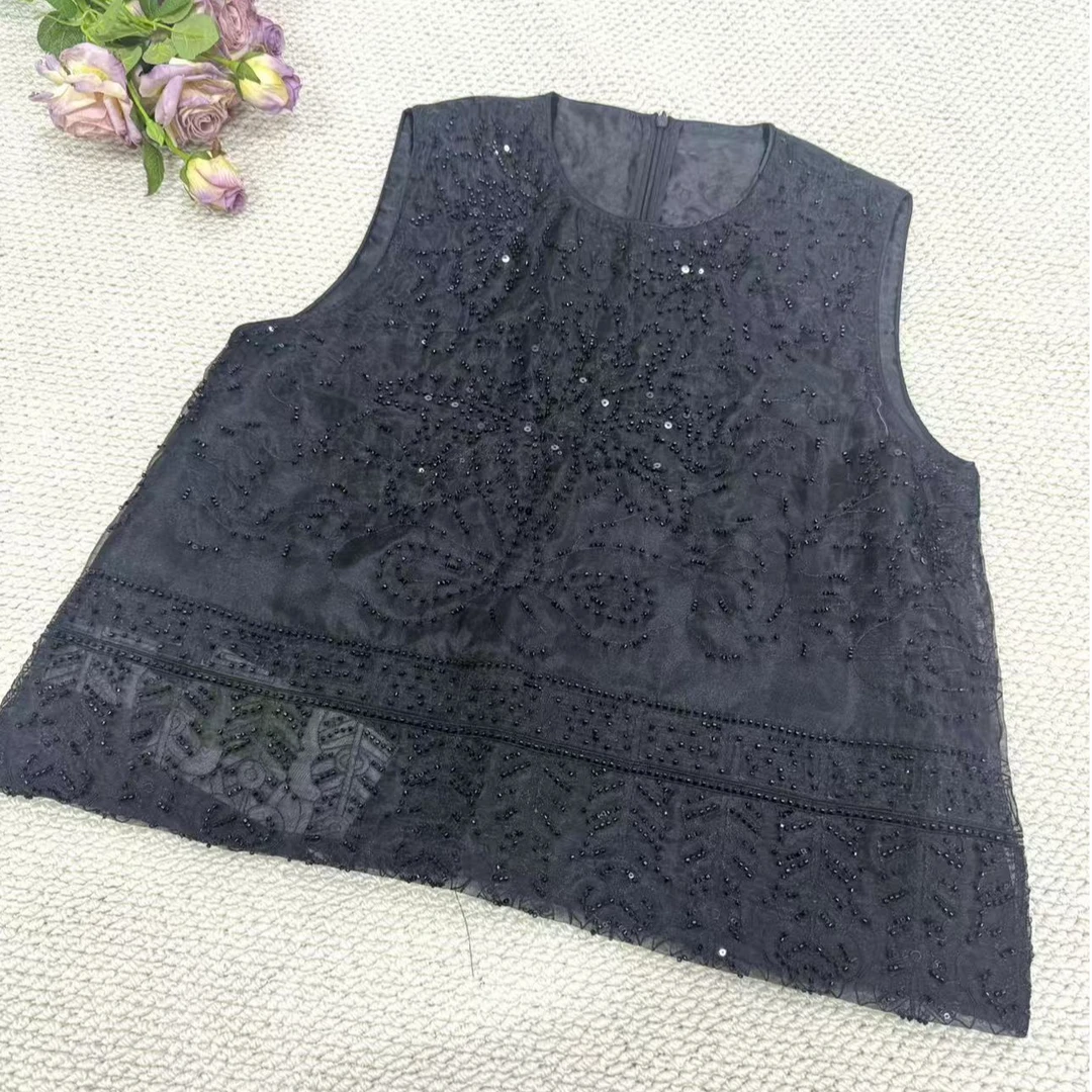 9951国风重工刺绣夏季马夹