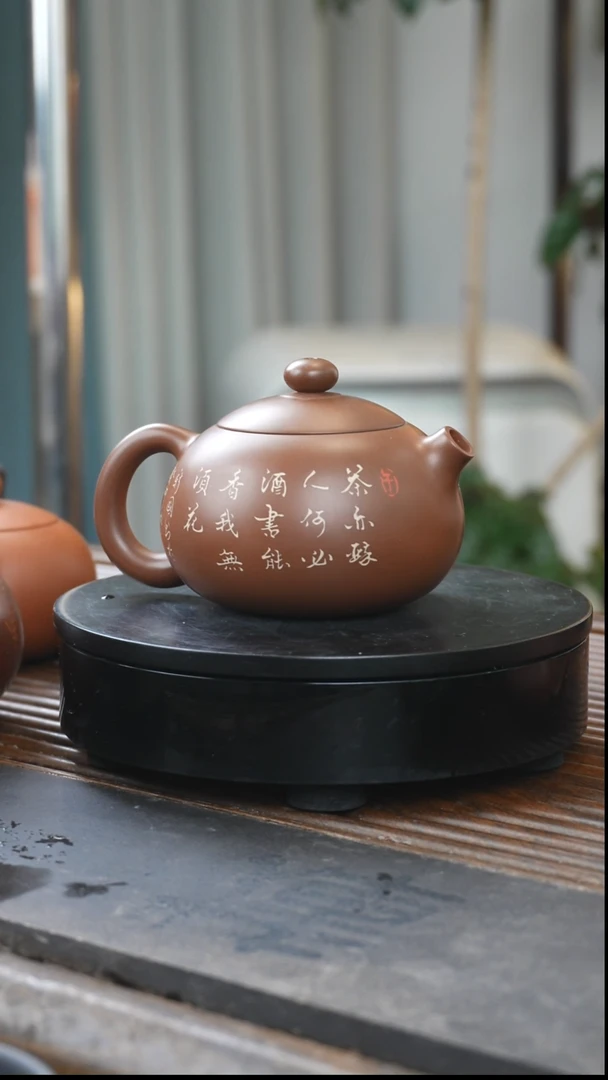 【闪购商品】建水紫陶袁老师制作西施彩填