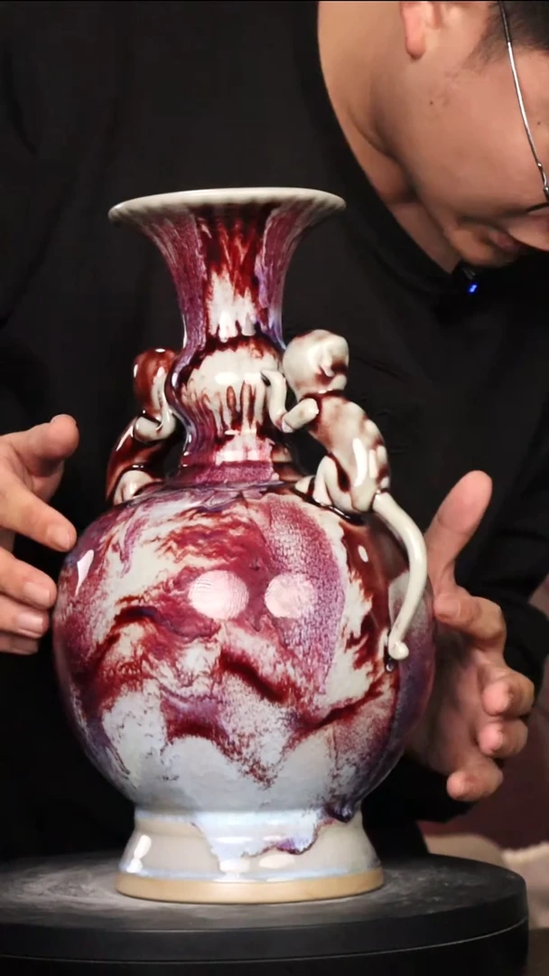 瓷片少年渡钧 钧瓷收藏品