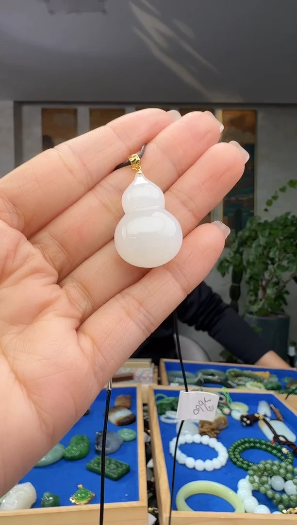 颈饰未镶嵌和田玉拍一发一多样性发货