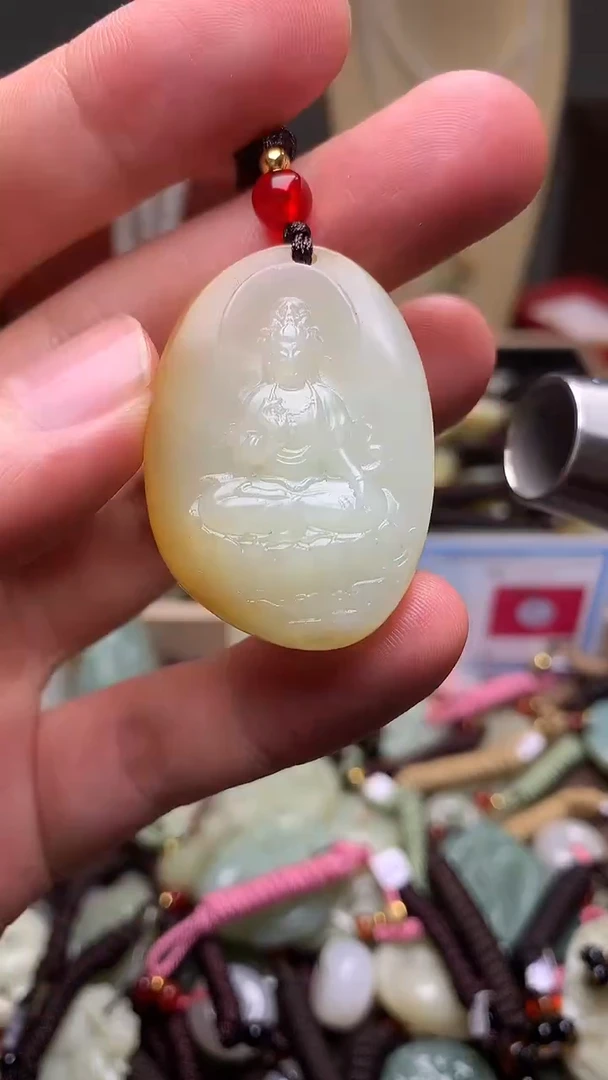 颈饰未镶嵌和田玉新疆料青海料清水和田玉吊坠