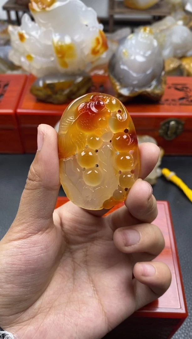 【闪购商品】玛瑙/玉髓挂件未镶嵌00