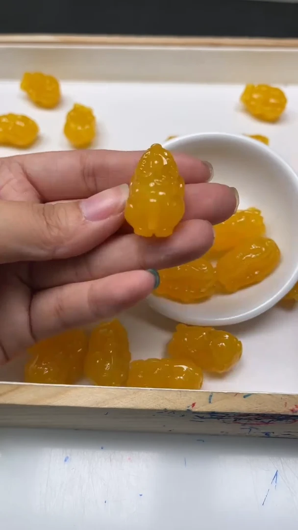 裸石蜜蜡未镶嵌C503 蜜蜡 皮休（通孔）29*17*18mm1个5元