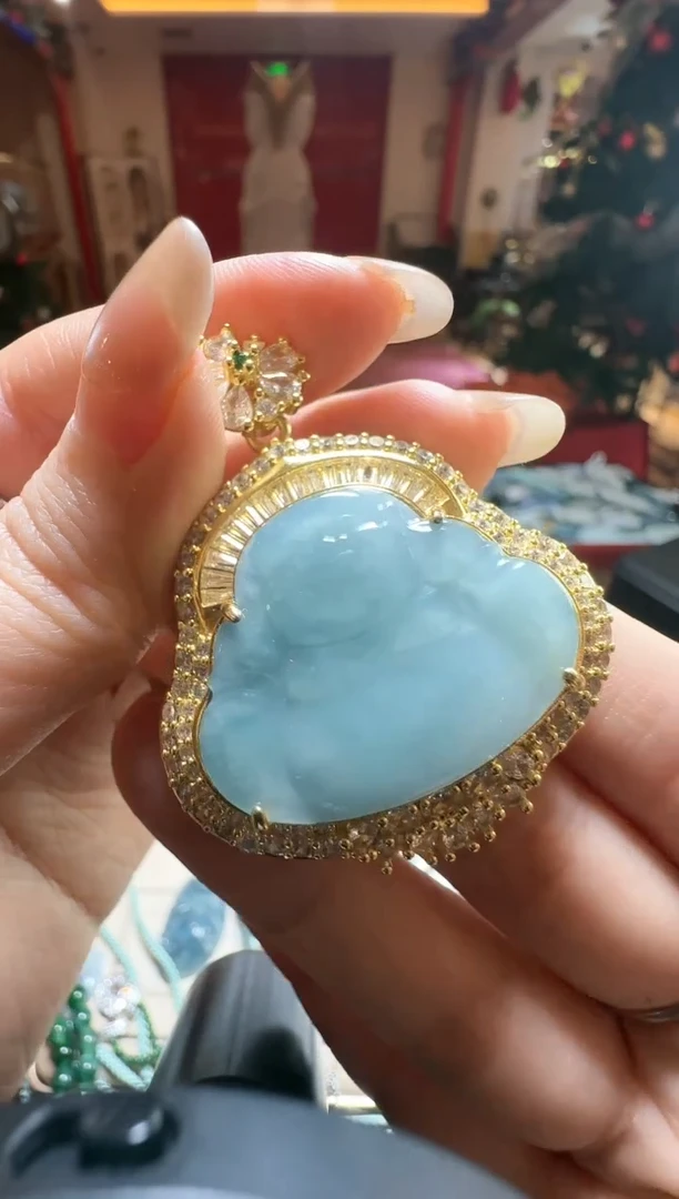 【闪购商品】翡翠吊坠(不含链)未镶嵌翡翠