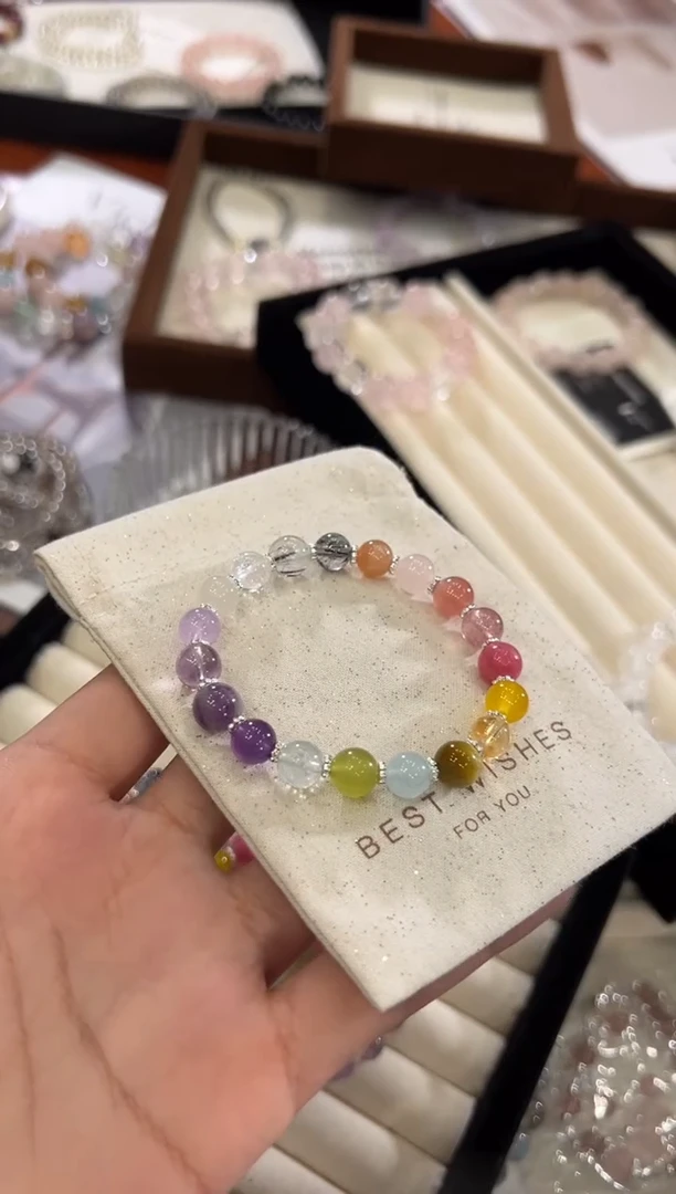 【闪购商品】水晶手链合金多宝手链x195