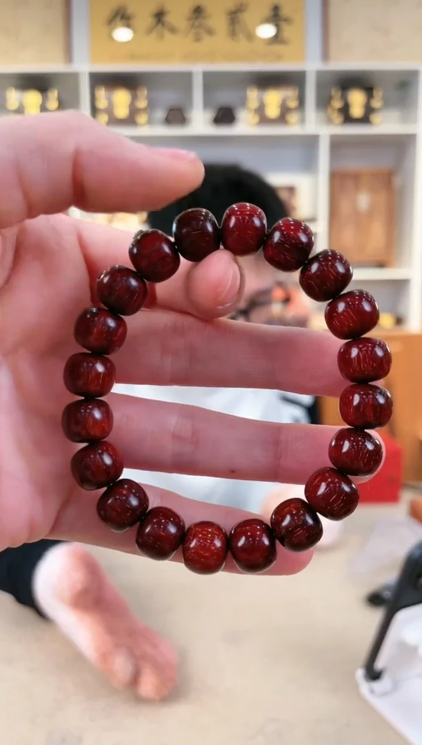 【闪购商品】檀香紫檀（小叶紫檀）9*10 老型单圈手串