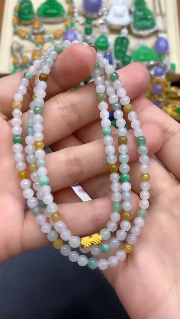 颈饰未镶嵌翡翠5-中国好珍宝