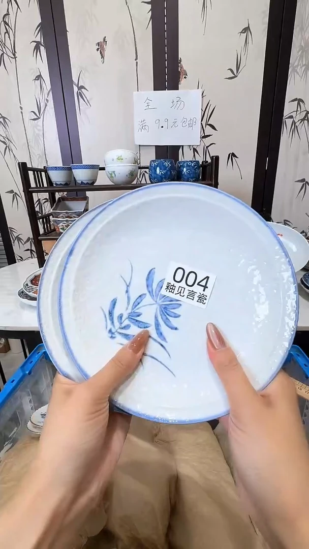 碟日本回流瓷器捡漏