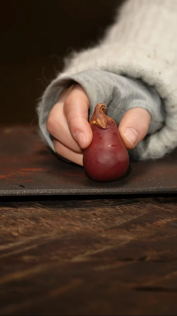 紫砂茶叶罐茄子茶宠