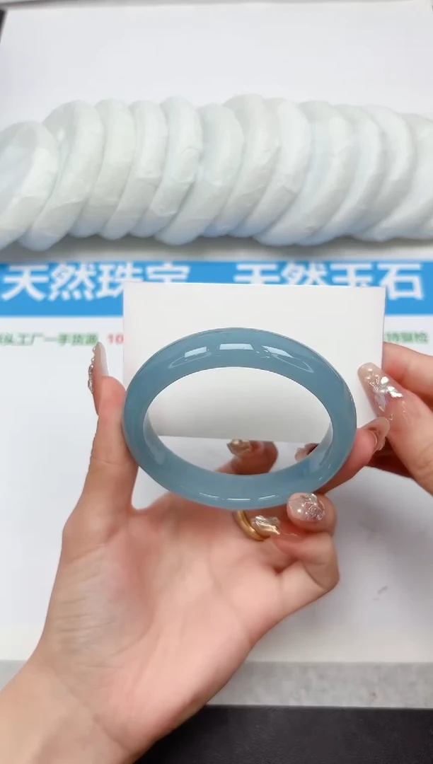 未镶嵌手镯石英质玉343-
