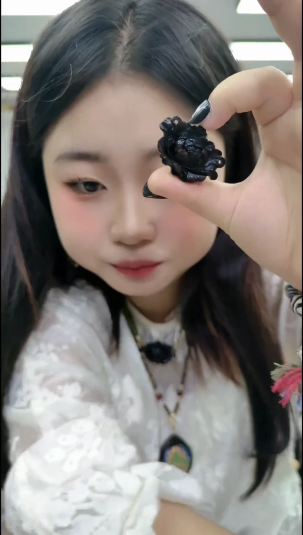 【闪购商品】香榧木0504黑油沉雕刻花