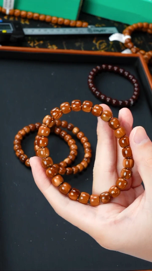 紫金鼠手串实心库克老型9