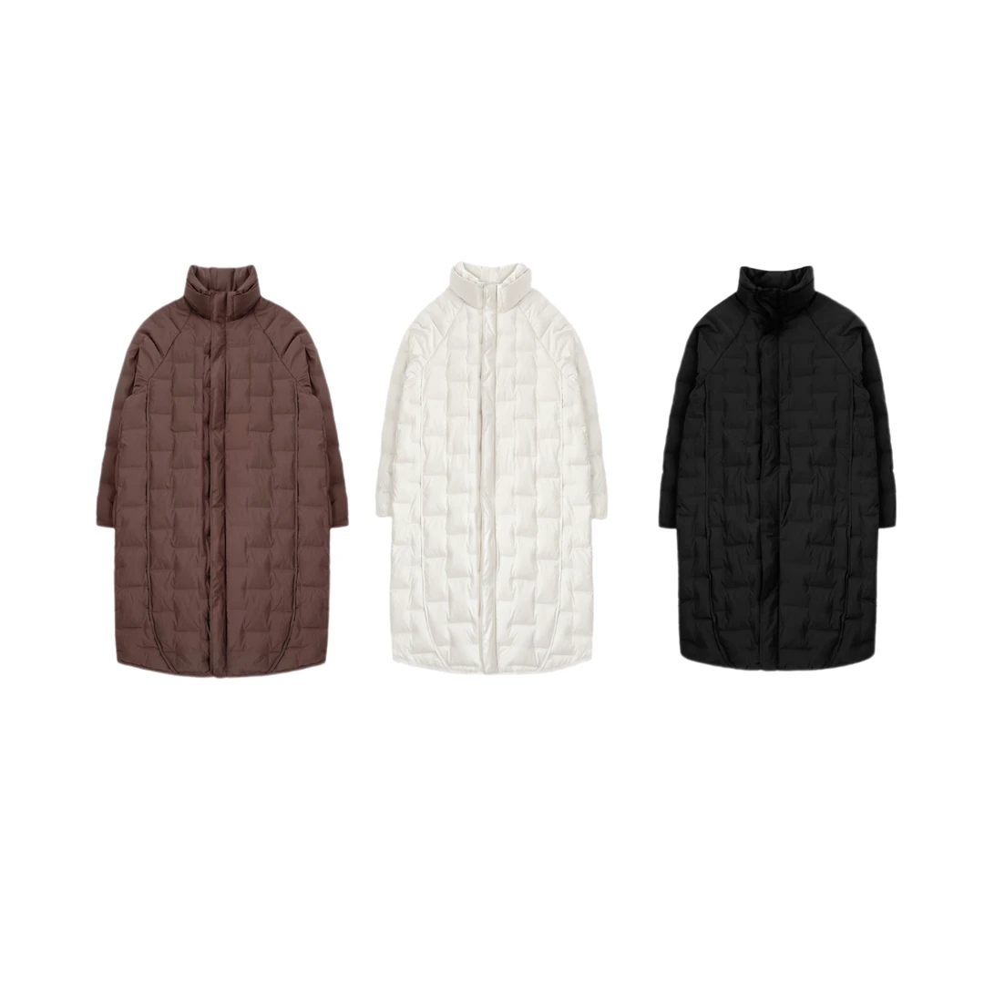 072 & RICE【方糖】秋冬高领拉链长袖羽绒服 MLK28384272 FF126