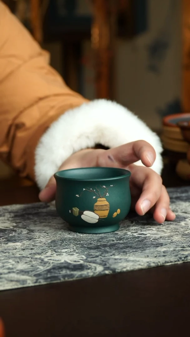 茶杯紫砂55号 宜兴紫砂原矿作品