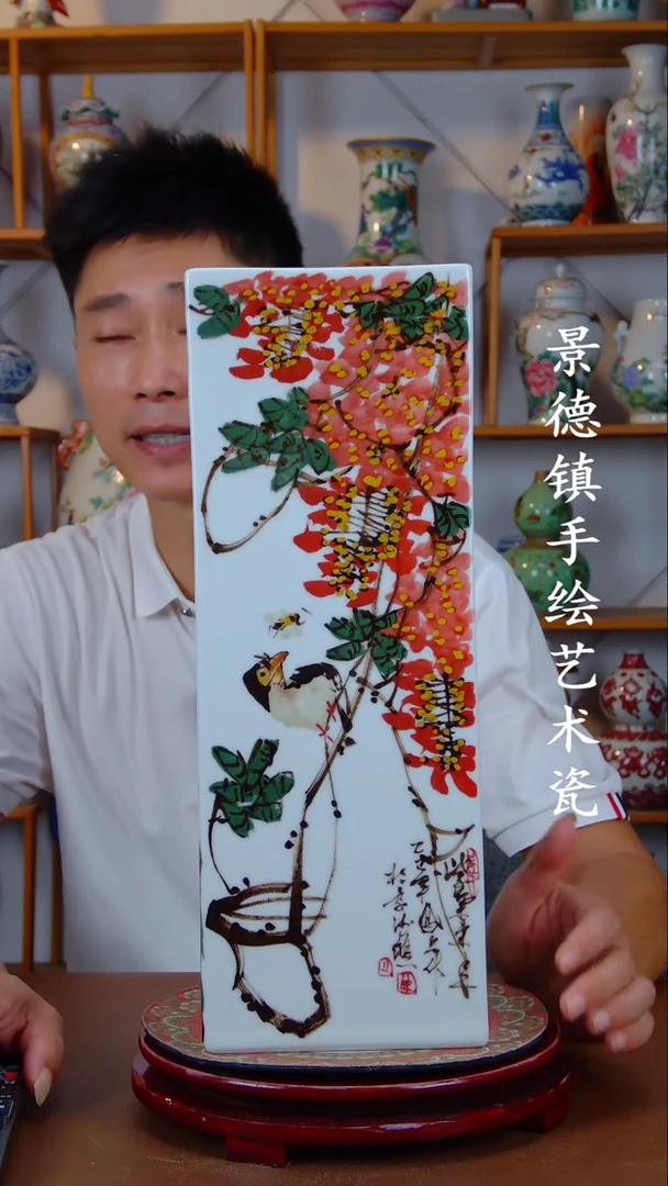 现代景德镇手工手绘陶瓷摆件50