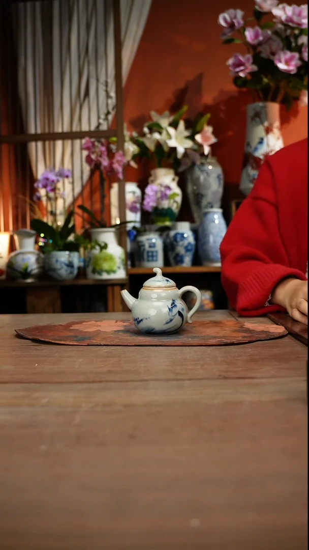 现代高温釉下彩手绘陶瓷餐具