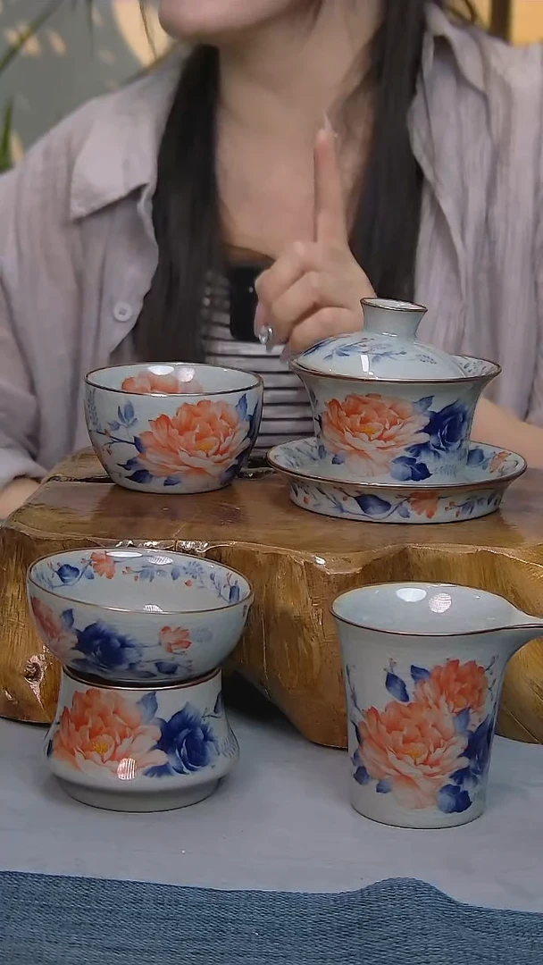 简装家用款4件套 陶瓷家用茶具系列