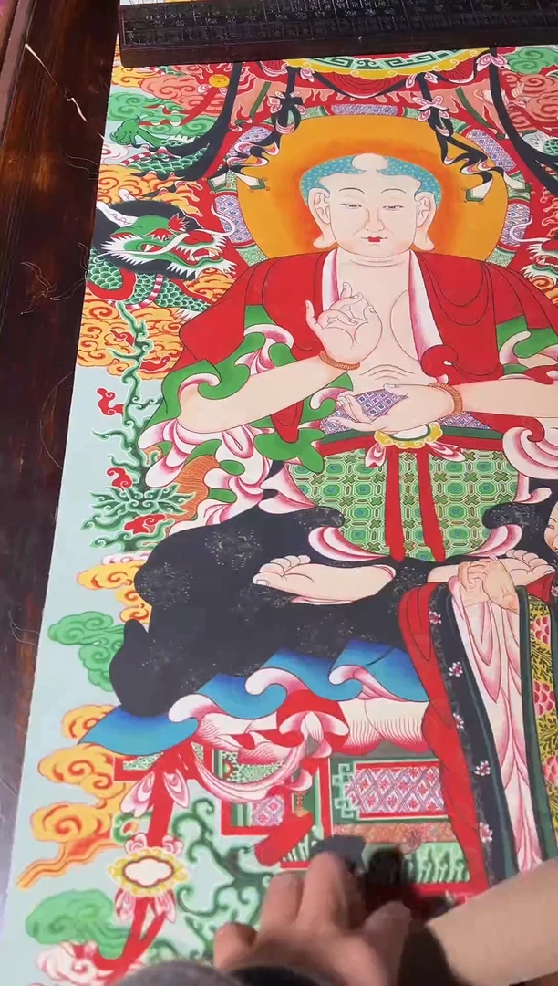 卷轴画东东唐卡tk16