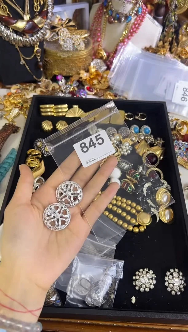 合金无铜合金845 中古首饰都有瑕疵请确认好在拍！