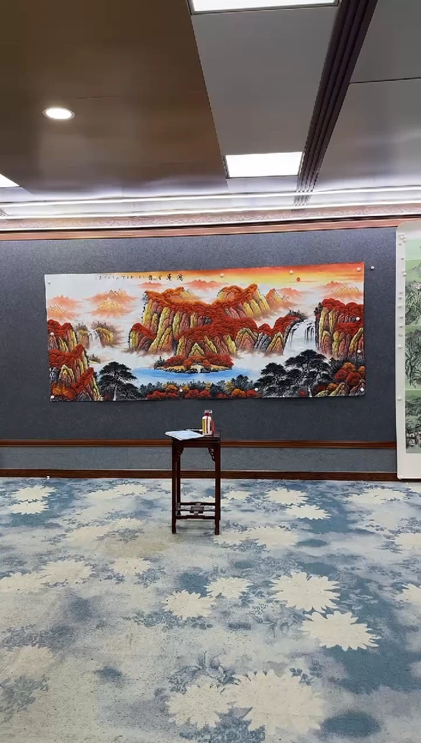 国画Z刘雪红-山水国画-大丈二