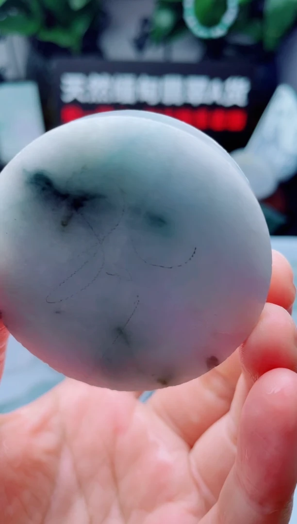 翡翠未镶嵌颈饰华305