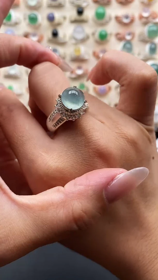 未镶嵌戒指翡翠缅甸天然A货翡翠22   6-4