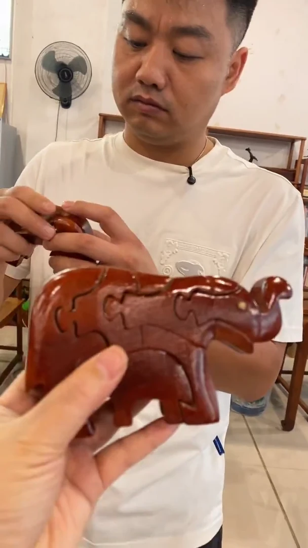 木楠木大象乐高积木