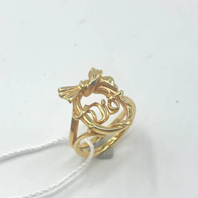 99新 DIOR/迪奥  迪奥合金字母元素戒指 54码