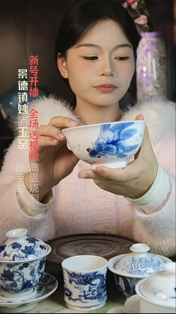 盘陶妙庐玉窑正德饭碗