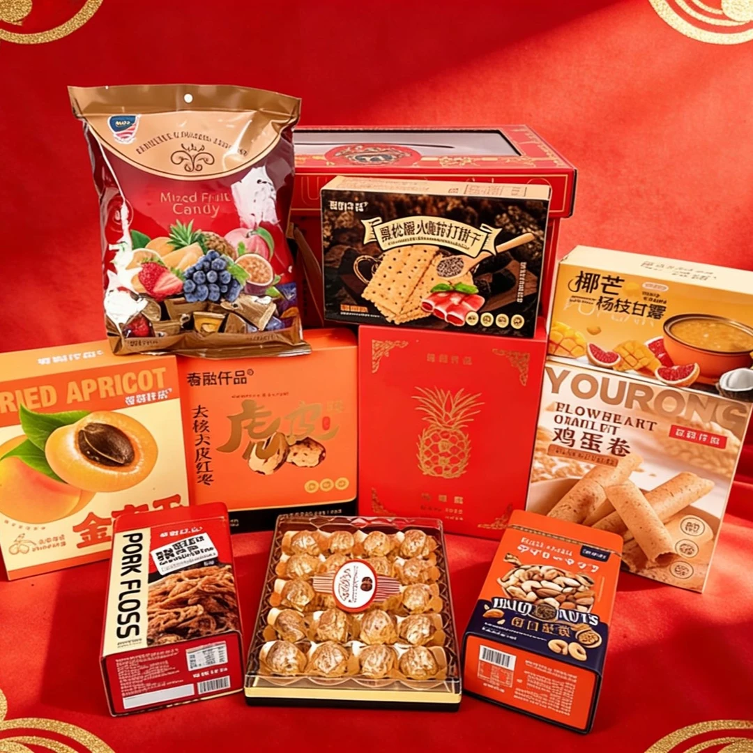 宥融仟品臻品好礼新春礼盒年货礼盒送礼伴手网红零食点心