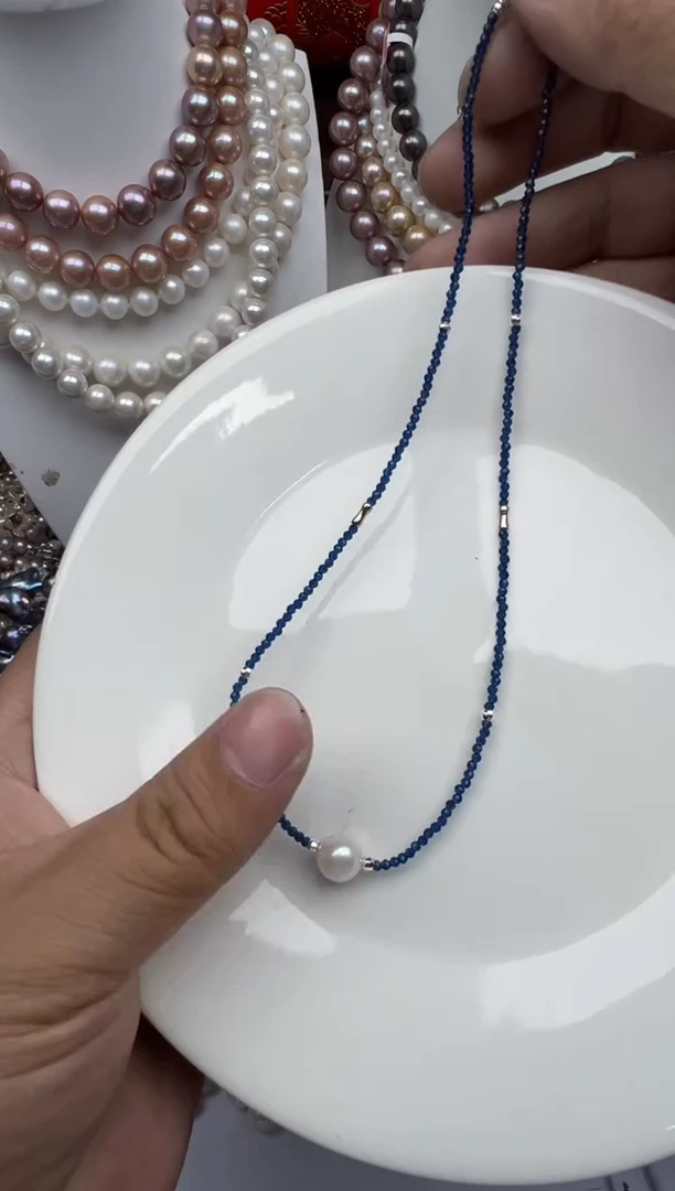 淡水珍珠未镶嵌颈饰1