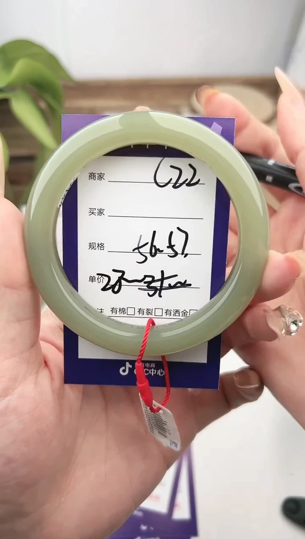 未镶嵌手镯和田玉微色差C22